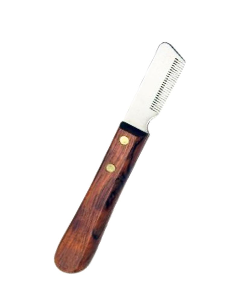 WOODEN HANDLE STRIPPING KNIFE 25 TEETH | MJs New Zealand | Professional ...