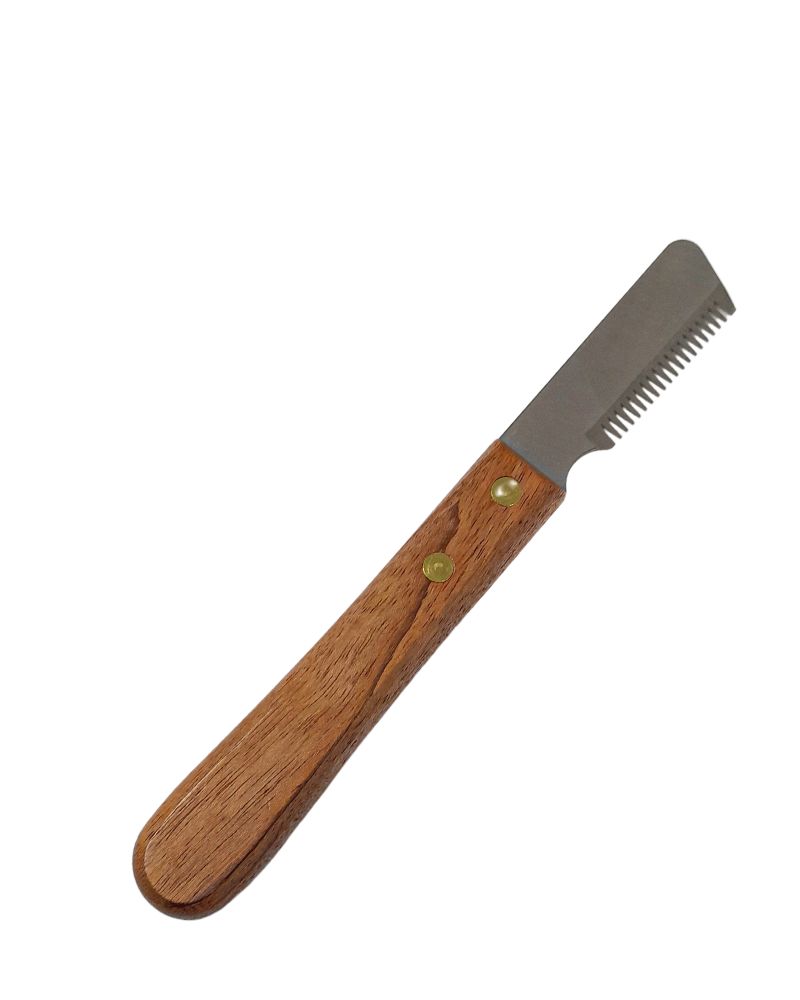 WOODEN HANDLE STRIPPING KNIFE 20 TOOTH RIGHT HAND | MJs New Zealand ...