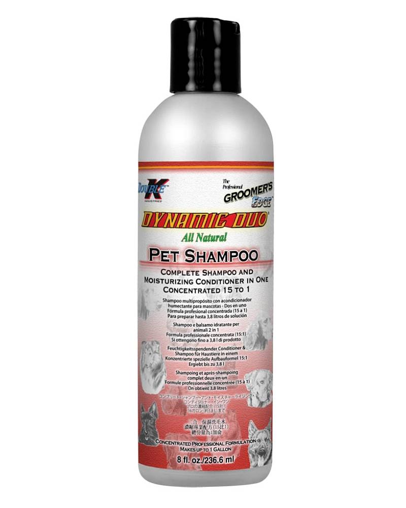 DOUBLE K SHAMPOO 236 ML DYNAMIC DUO | MJs New Zealand | Professional Animal  Grooming Products