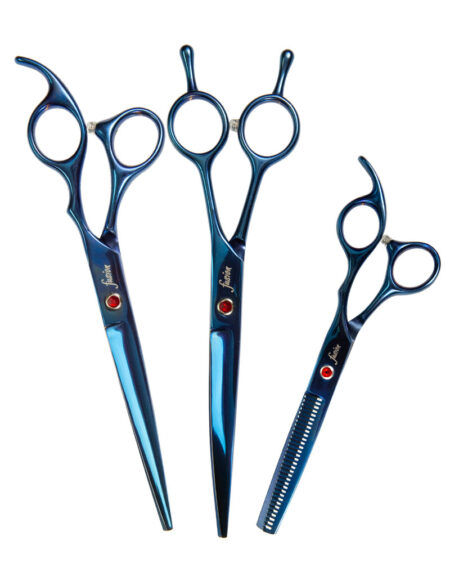 FUSION 7 3PK STRAIGHT/CURVED/THINNER with FREE SCISSOR RINGS