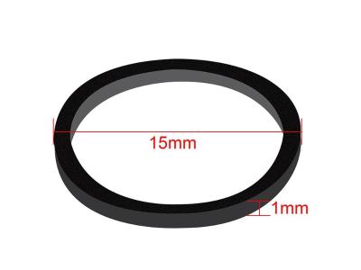 SMART COAT SNAG FREE SILICONE GROOMING BANDS 15mm BLACK 100PKT