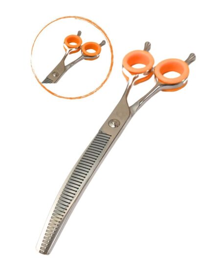 MJS SCISSOR 7.5" 42 TOOTH CURVED THINNER
