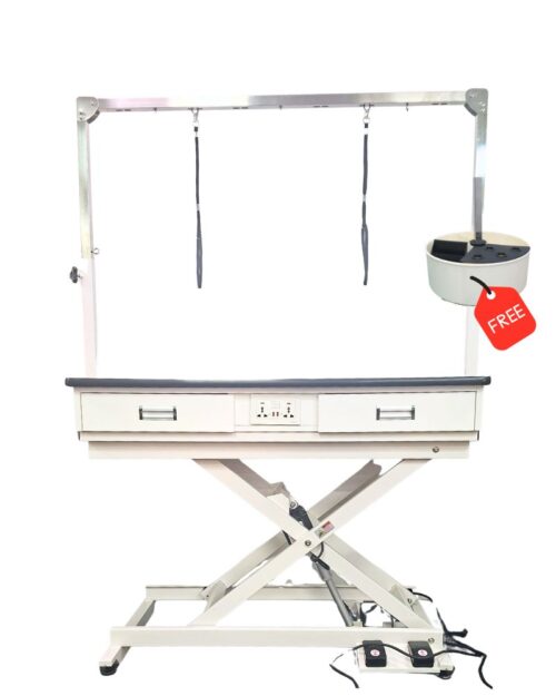 elite table with round caddie