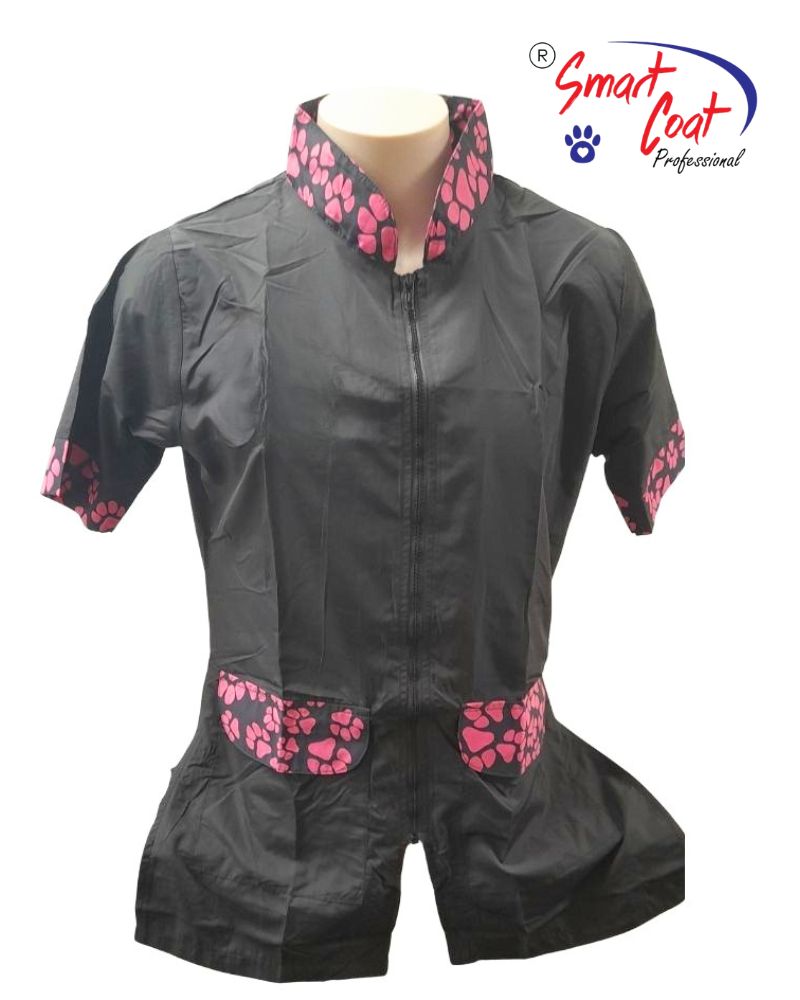 pink paw print jacket no logo