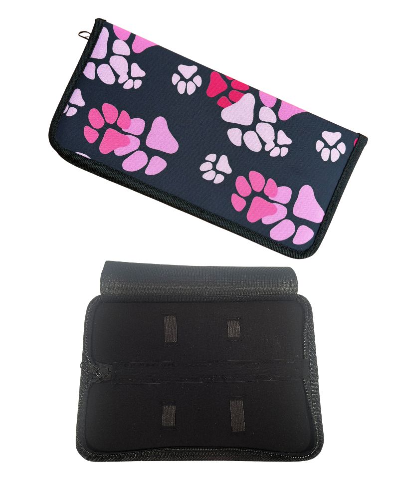 pink paw print case