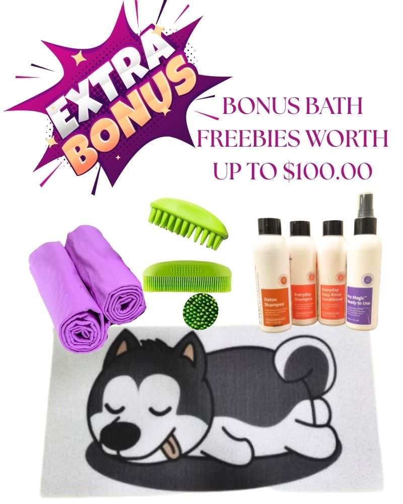 purple paw print bath freebies page 2