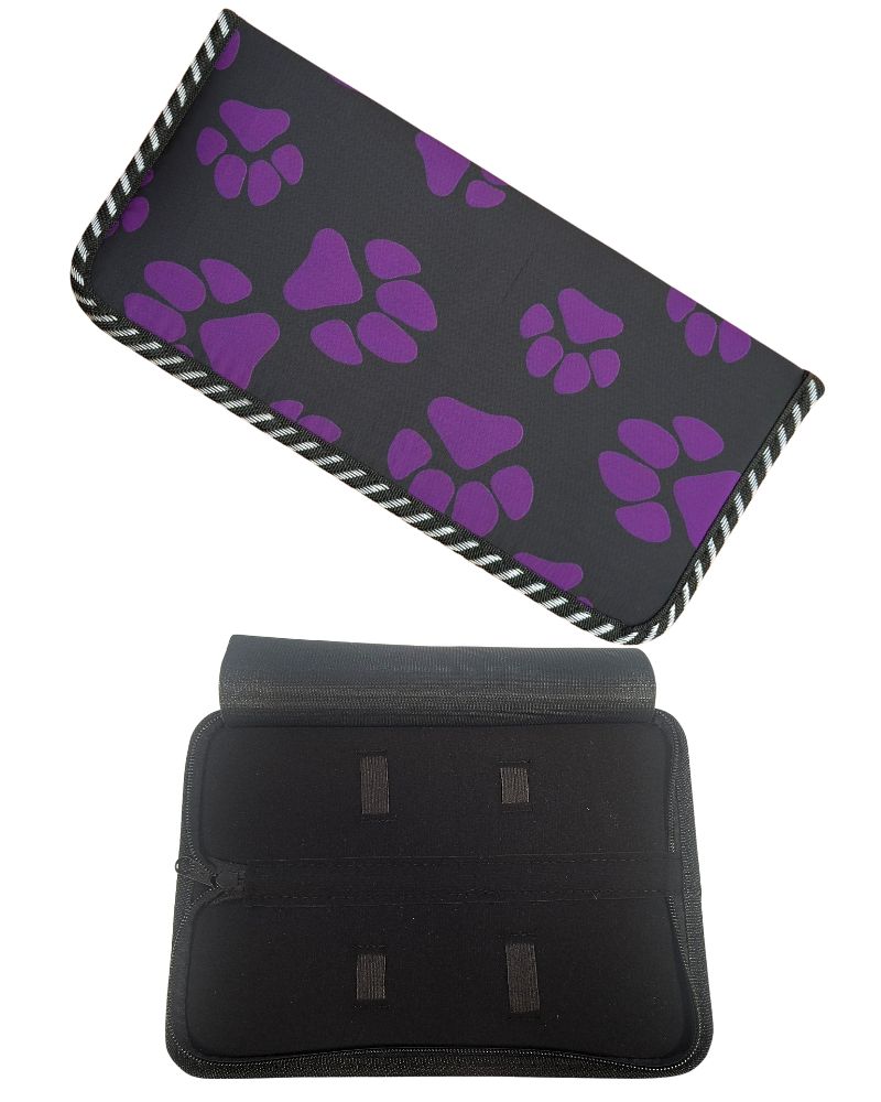 purple paw print case